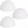 Set 3 boluri solare cu Led semicirculare, clasa de protectie Ip44, baterie reincarcabila, Ego-Jackie
