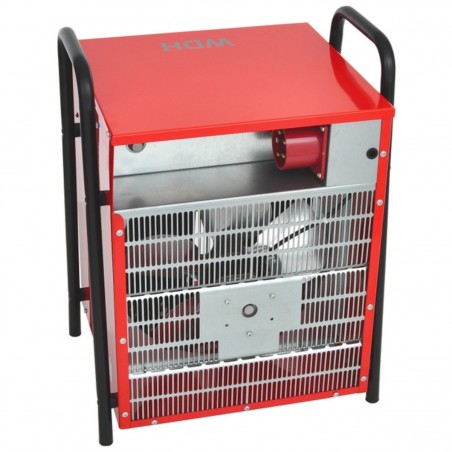 Aeroterma electrica Aktobis WDH Germany, 15kW, 400V, 3 trepte, 5000/10000/15000W, 125 m², termostat, anti-inghet, ventilator