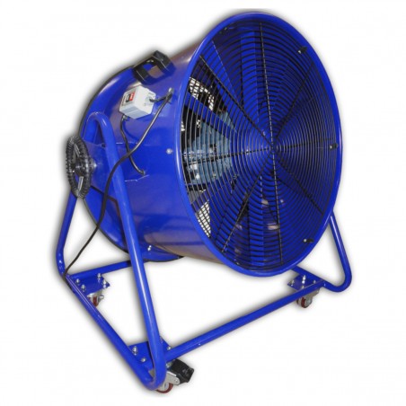 Ventilator axial industrial de podea Aktobis WDH Germany, 750W, Ø 60, 9600 m³/h, unghi pivotant 180 °, cladiri, constructii