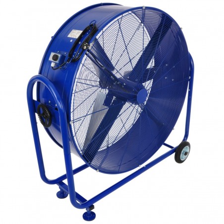 Ventilator tambur industrial de podea Aktobis WDH Germany, 750W, 130000 m³/h, unghi pivotant 180 °, cladiri, constructii