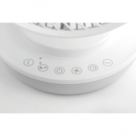 Ventilator de birou Aktobis WDH Germany Stylies Tara, oscilatii 3D, 45W, 960 m³/h, panou tactil, telecomanda, timer, 3 trepte