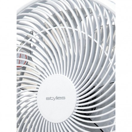 Ventilator piedestal Aktobis WDH Germany Stylies Tukan, oscilatii 3D, 25W, 1800 m³/h, panou tactil, telecomanda, timer, 8 trepte