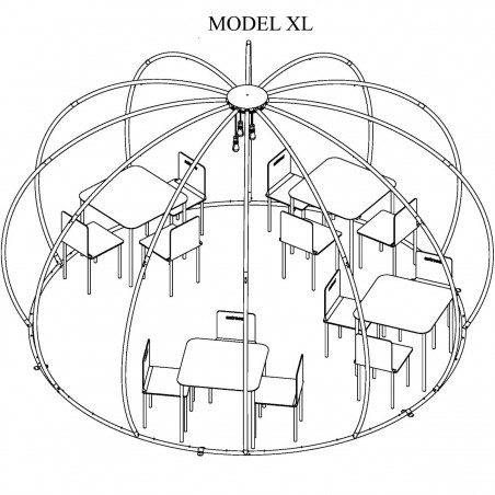 ACCESORIU COVER - Invelis Igloo Astreea Canopy, iglu pavilion premium, Material textil Waterproof