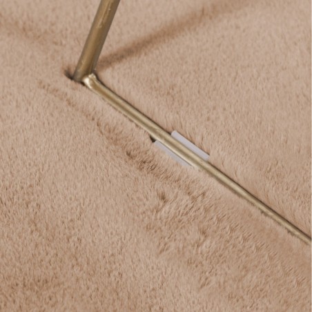 Covor Plusat, EGO-Rabbit, L.Camel, spate Anti-Derapant, 200x300 cm, microfibra de matase