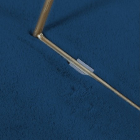 Covor Plusat, EGO-Rabbit, Royal Navy, spate Anti-Derapant, 160x230 cm, microfibra de matase