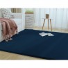 Covor Plusat, EGO-Rabbit, Royal Navy, spate Anti-Derapant, 200x200 cm, microfibra de matase