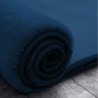 Covor Plusat, EGO-Rabbit, Royal Navy, spate Anti-Derapant, 200x200 cm, microfibra de matase