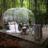 Igloo Astreea Crystal Pvc, iglu pavilion premium, complet aluminiu, iluminare Philips, sistem electric integrat, curte, piscina