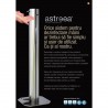 Dispenser gel lichid dezinfectant pentru copii, pedala, ASTREEA,otel inoxidabil,model S,recipient 1L,pompa,74.25x29.5x29.5cm