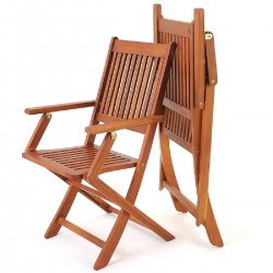 Set 2 scaune pliabile, lemn...