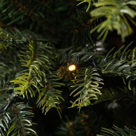 Brad de Craciun premium cu LED, ramuri 3D, suport metalic inclus, dimensiune 220 cm, Ego-Normandian PE