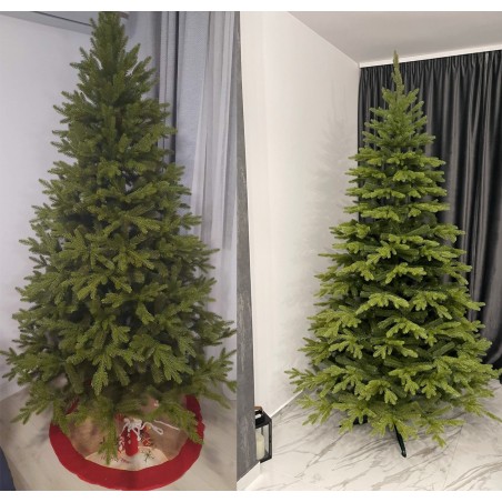 Brad de Craciun artificial, premium,  ramuri 3D PE, 250 cm, suport inclus,  Ego-Sw