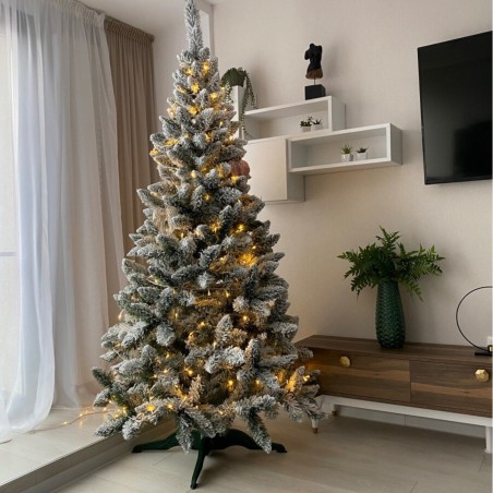 Brad de Craciun premium, Nins, 250 cm,  suport inclus, EGO