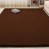 Covor Plusat, EGO-Rabbit, Coffee , 3 cm grosime, spate Anti-Derapant, 200x250 cm, microfibra de matase