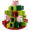Decoratiune Craciun, Calendar Advent cu 24 sertare, Brad, MDF, 30.5x27 cm, Ego