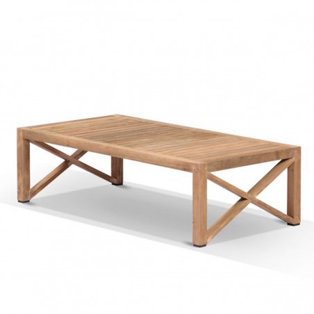 Set mobilier o canapea si 2 fotoliu, masuta de cafea, cadru lemn de Tec, perne incluse, Elio, Luxury by EGO