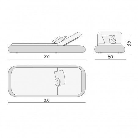 Sezlong de plaja cu saltea reglabil , cadru din aluminiu si impletitura tip funie, Altea, Luxury by EGO