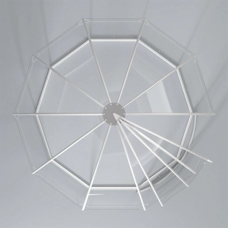 Astreea Igloo MAX, Policarbonat, usa glisanta, iglu super-premium, complet aluminiu, 4 dimensiuni