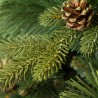 Brad de Craciun premium, ramuri 3D, 220 cm, aspect natural cu conuri, design deosebit, EGO Himalaya