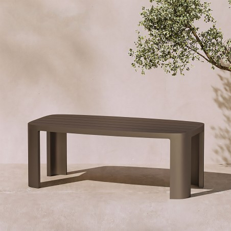 Set mobilier de 8 persoane, gradina sau terasa, aluminiu, masa 214x102 cm + 8 scaune, tesatura 100 % Olefin, Bora Bora