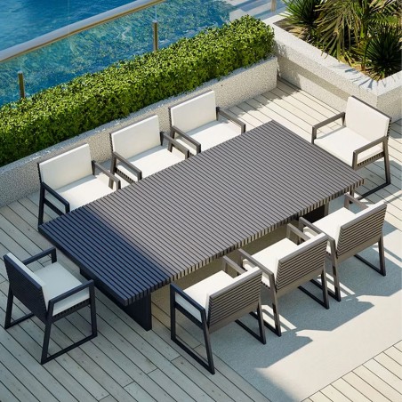 Set mobilier de 8 persoane,...