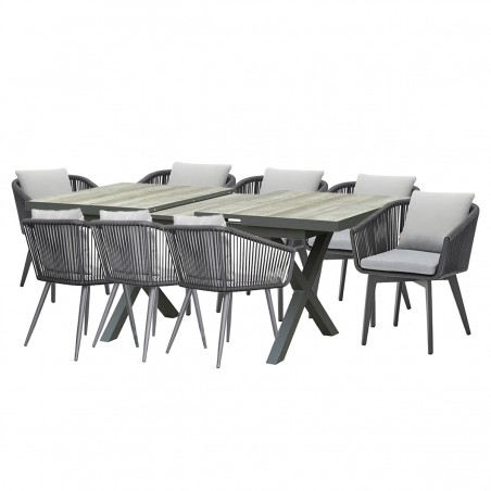 Set mobilier de 8 persoane,...