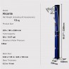 Dus solar 60 Litri, robinet pentru picioare, dus de mana si termometru, cap de dus tip ploaie, PVC+ABS, Albastru Negru, Alicante Dus solar 60 Litri, robinet pentru picioare, dus de mana si termometru, cap de dus tip ploaie, PVC+ABS, Albastru Negru, Alicante