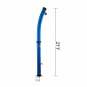 Dus solar pentru gradina si piscina, 20 Litri, robinet pentru picioare, cap de dus tip ploaie, PVC+ABS, Albastru, Sevilia Dus solar pentru gradina si piscina, 20 Litri, robinet pentru picioare, cap de dus tip ploaie, PVC+ABS, Albastru, Sevilia