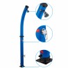 Dus solar pentru gradina si piscina, 20 Litri, robinet pentru picioare, cap de dus tip ploaie, PVC+ABS, Albastru, Sevilia Dus solar pentru gradina si piscina, 20 Litri, robinet pentru picioare, cap de dus tip ploaie, PVC+ABS, Albastru, Sevilia