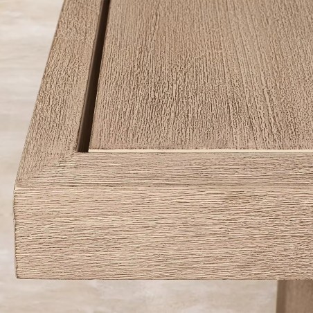 Set mobilier, terasa sau gradina, masa mare si 8 scaune, lemn de Tec integral, perne incluse, Primavera