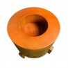 Vatra de foc, otel corten de 2 mm, dia 72 x H 60 cm, Aurora Vatra de foc, otel corten de 2 mm, dia 72 x H 60 cm, Aurora