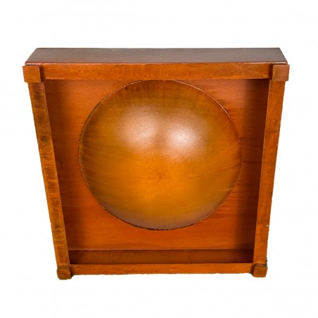 Semineu, otel corten de 2 mm, dimensiuni: 80x80x20 cm, Magma