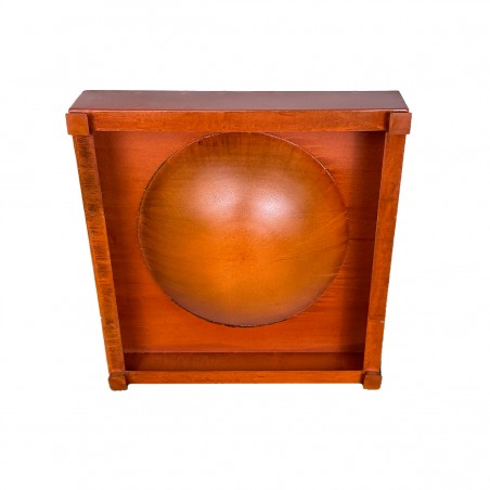 Semineu, otel corten de 2 mm, dimensiuni: 80x80x20 cm, Magma