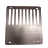 Gratar pe lemn cu plita, Vatra, Multifunctional, din otel corten de 2 mm,  dia 100xH 70 cm, AshCraft