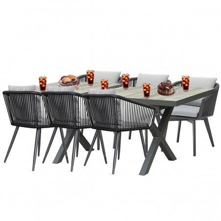 Set mobilier de 6 persoane,...