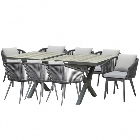 Set mobilier de 8 persoane,...