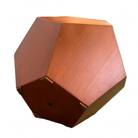 Jardiniera poligonala, otel corten de 2 mm, diametru 38-55 cm, FlorArt