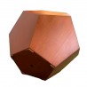 Jardiniera poligonala, otel corten de 2 mm, diametru 38-55 cm, FlorArt