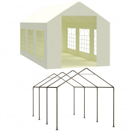 Cort, pavilion, crem, 3x6...
