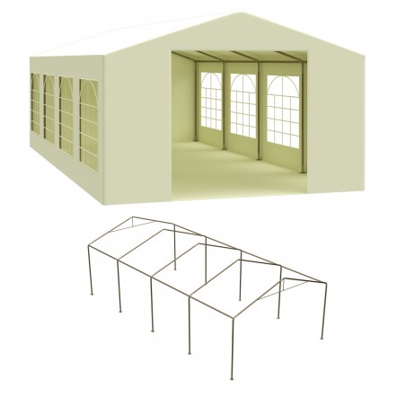 Cort, pavilion, crem, 4x8...