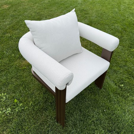Set mobilier de 8 persoane, gradina sau terasa, aluminiu, masa 214x102 cm + 8 scaune, tesatura 100 % Olefin, Bora Bora