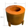 Vatra de foc, otel corten de 2 mm, dia 72 x H 60 cm, Aurora Vatra de foc, otel corten de 2 mm, dia 72 x H 60 cm, Aurora