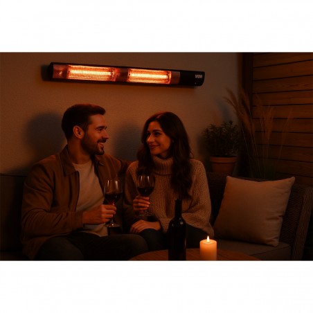 Incalzitor de perete infrarosu, Aktobis WDH Germany, 3000 W, Telecomanda, 2 pozitii de incalzire Incalzitor de perete infrarosu, Aktobis WDH Germany, 3000 W, Telecomanda, 2 pozitii de incalzire