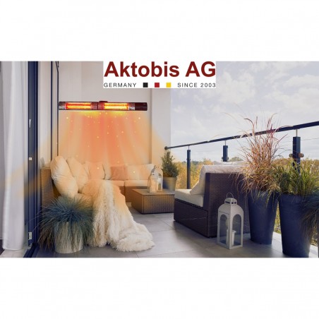 Incalzitor de perete infrarosu, Aktobis WDH Germany, 3000 W, Telecomanda, 2 pozitii de incalzire Incalzitor de perete infrarosu, Aktobis WDH Germany, 3000 W, Telecomanda, 2 pozitii de incalzire