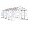 Cort profesional, pavilion, alb, 8x12 m, 12 ferestre + 2 intrari, cadru ranforsat din otel galvanizat, PVC 560g/m2, impermeabil