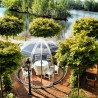 Astreea Igloo MAX, Policarbonat, usa glisanta, iglu super-premium, complet aluminiu, 4 dimensiuni