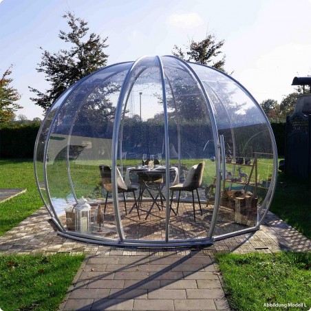 Astreea Igloo MAX, Policarbonat, usa glisanta, iglu super-premium, complet aluminiu, 4 dimensiuni