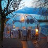 Igloo Astreea Crystal Pvc, iglu pavilion premium, complet aluminiu, iluminare Philips, sistem electric integrat, curte, piscina