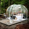 Igloo Astreea Crystal Pvc, iglu pavilion premium, complet aluminiu, iluminare Philips, sistem electric integrat, curte, piscina