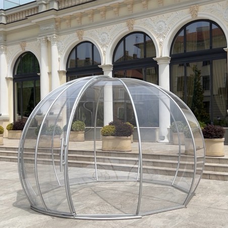 Astreea Igloo MAX, Policarbonat, usa glisanta, iglu super-premium, complet aluminiu, 4 dimensiuni